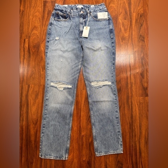 Good American Good '90s Icon in Indigo065 jeans size 10 NWT - Picture 3 of 7